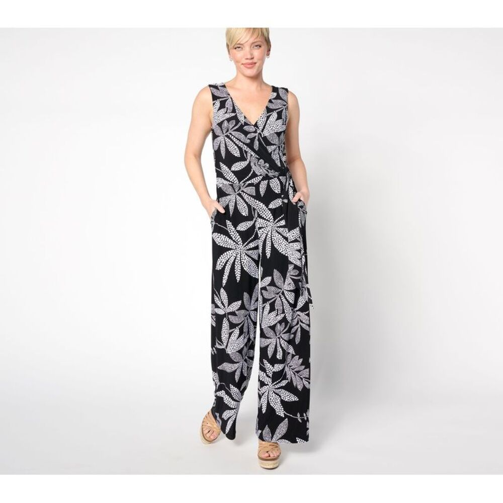 Summersalt Women's Plus Sz Dress 3X Printed Italia Knit Black A647085